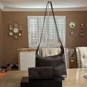 Celine Shoulder Bag w matching wallet